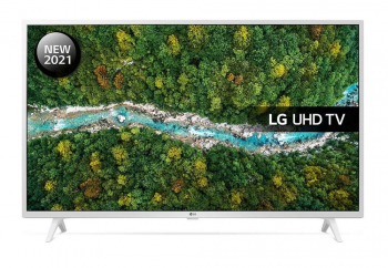 43" LED TV LG 43UP76906LE, White (3840x2160 UHD, SMART TV, DVB-T2/C/S2)