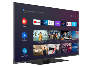 50" LED SMART TV TOSHIBA 50QA7D63DG, QLED 3840x2160, Android TV, Black