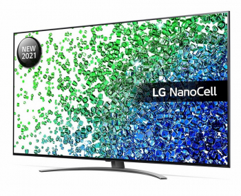 50" LED TV LG 50NANO816PA, Black (3840x2160 UHD, SMART TV, DVB-T/T2/C/S2)