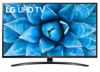 43" LED TV LG 43UN74006LA, Black (3840x2160 UHD, SMART TV, DVB-T2/C/S2)