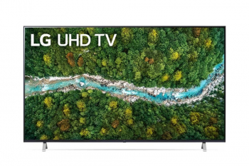 70" LED TV LG 70UP77506LA, Black (3840x2160 UHD, SMART TV, DVB-T2/C/S2)