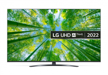 55" LED SMART TV LG 55UQ81006LB, Real 4K, 3840 x 2160, webOS, Black