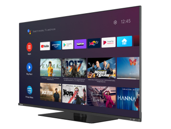 50" LED SMART TV TOSHIBA 50QA7D63DG, QLED 3840x2160, Android TV, Black