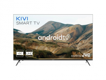 55" LED SMART TV KIVI 55U740LB, Real 4K, 3840x2160, Android TV, Black