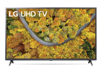 50" LED TV LG 50UP76506LD, Black (3840x2160 UHD, SMART TV, DVB-T2/C/S2)