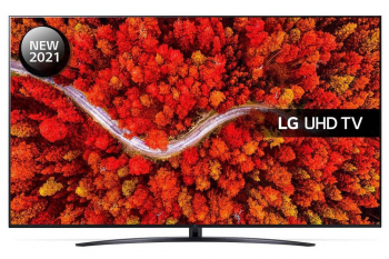 70" LED TV LG 70UP81006LA, Black (3840x2160 UHD, SMART TV, DVB-T2/C/S2)