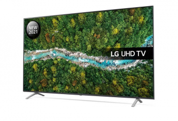 75" LED TV LG 75UP77006LB, Black (3840x2160 UHD, SMART TV, DVB-T2/C/S2)