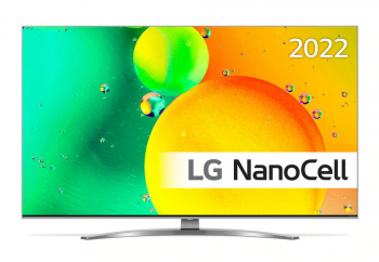 43" LED TV LG 43NANO786QA, Gray (3840x2160 UHD, SMART TV, DVB-T/T2/C/S2)