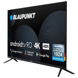 50" LED TV Blaupunkt 50UN265, Black (3840x2160 UHD, SMART TV, 60 Hz, DVB-T/T2/C/S2)