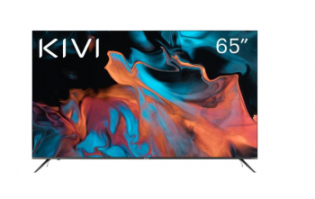 65" LED SMART TV KIVI 65U740LB, Real 4K, 3840x2160, Android TV, Black