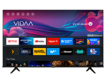 65" LED SMART TV Hisense 65A6BG, Real 4K, 3840x2160, VIDAA OS, Black