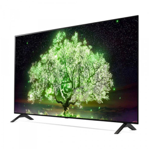 55" OLED TV LG OLED55A1RLA, Black (3840x2160 UHD, SMART TV, DVB-T2/C/S2)