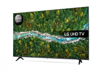 50" LED TV LG 50UP77006LB, Black (3840x2160 UHD, SMART TV, DVB-T2/C/S2)