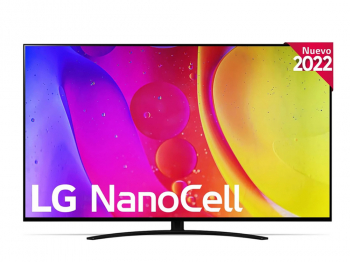 55" LED TV LG 55NANO826QB, Black (3840x2160 UHD, SMART TV, DVB-T/T2/C/S2)