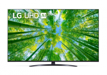 55" LED TV LG 55UQ81003LA, Black (3840x2160 UHD, SMART TV, DVB-T2/C/S2)