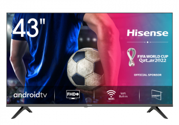 43" LED SMART TV Hisense 43A5730FA, 1920x1080 FHD, Android TV, Black