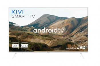 43" LED SMART TV KIVI 43U790LW, Real 4K, 3840x2160, Android TV, White