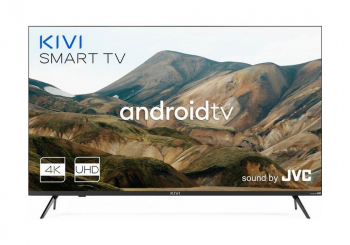 50" LED SMART TV KIVI 50U740LB, Real 4K, 3840x2160, Android TV, Black