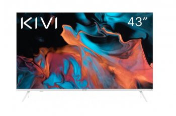 43" LED SMART TV KIVI 43U790LW, Real 4K, 3840x2160, Android TV, White