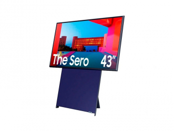 43" LED SMART TV Samsung QE43LS05TAUXUA, The Sero, QLED 3840x2160, Tizen OS, Black