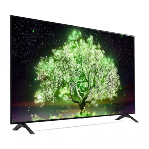 55" OLED TV LG OLED55A1RLA, Black (3840x2160 UHD, SMART TV, DVB-T2/C/S2)