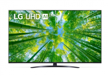 50" LED TV LG 50UQ81003LA, Black (3840x2160 UHD, SMART TV, DVB-T2/C/S2)