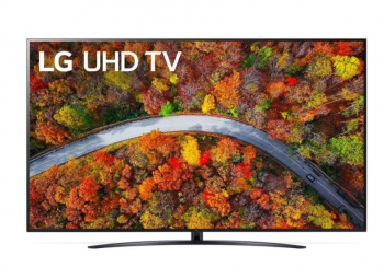75" LED TV LG 75UP81006LA, Black (3840x2160 UHD, SMART TV, DVB-T2/C/S2)