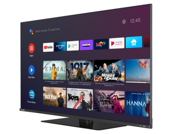 43" LED SMART TV TOSHIBA 43QA7D63DG, QLED 3840x2160, Android TV, Black