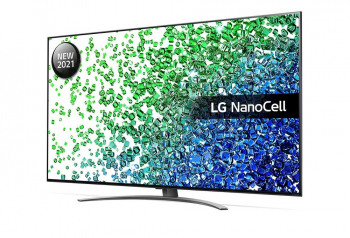 55" LED TV LG 55NANO816PA, Black (3840x2160 UHD, SMART TV, DVB-T/T2/C/S2)