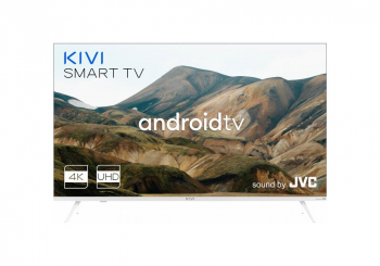 43" LED SMART TV KIVI 43U790LW, Real 4K, 3840x2160, Android TV, White