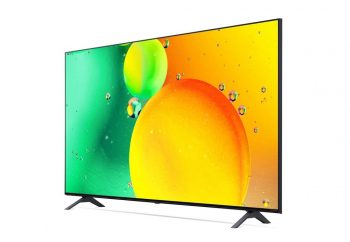 65" LED TV LG 65NANO756QA, Black (3840x2160 UHD, SMART TV, DVB-T/T2/C/S2)