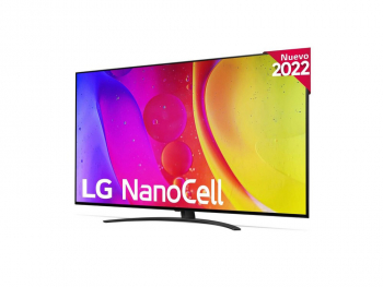 55" LED TV LG 55NANO826QB, Black (3840x2160 UHD, SMART TV, DVB-T/T2/C/S2)