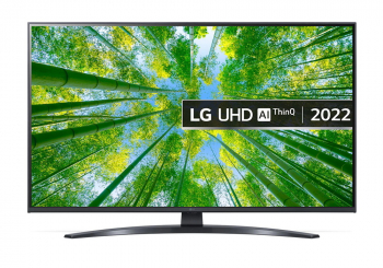 43" LED TV LG 43UQ81006LB, Black (3840x2160 UHD, SMART TV, DVB-T2/C/S2)