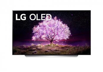 77" OLED TV LG OLED77C1RLA, Black (3840x2160 UHD, SMART TV, DVB-T2/C/S2)