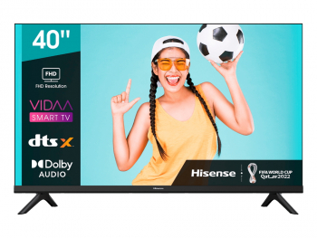 40" LED SMART TV Hisense 40A4BG, 1920x1080 FHD, VIDAA OS, Black