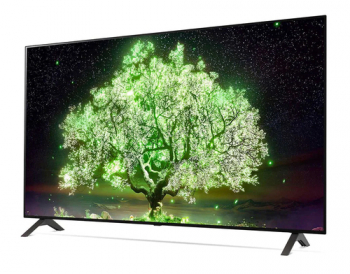 65" OLED TV LG OLED65A1RLA, Black (3840x2160 UHD, SMART TV, DVB-T2/C/S2)