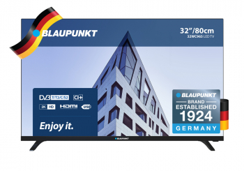 32" LED TV Blaupunkt 32WE265T, Black (1366x768 HD Ready, SMART TV, 60 Hz, DVB-T/T2/C/S2)