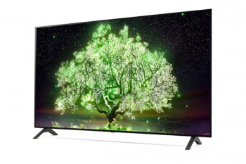 55" OLED TV LG OLED55A1RLA, Black (3840x2160 UHD, SMART TV, DVB-T2/C/S2)