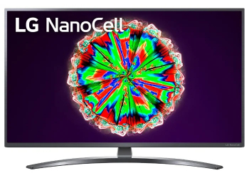 43" LED TV LG 43NANO796NF, Black (3840x2160 UHD, SMART TV, DVB-T/T2/C/S2)