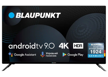 43" LED TV Blaupunkt 43UN265T, Black (3840x2160 UHD, SMART TV, 60 Hz, DVB-T/T2/C/S2)