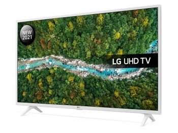 43" LED TV LG 43UP76906LE, White (3840x2160 UHD, SMART TV, DVB-T2/C/S2)