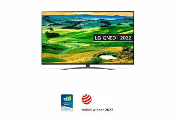 50" LED TV LG 50QNED816QA, Black (3840x2160 UHD, SMART TV, DVB-T/T2/C/S2)