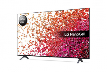 65" LED TV LG 65NANO756PA, Black (3840x2160 UHD, SMART TV, DVB-T/T2/C/S2)