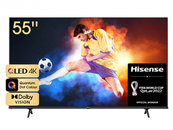 55" LED SMART TV Hisense 55E7HQ, QLED, 3840x2160, VIDAA OS, Gray