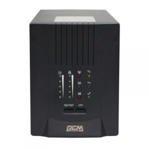 UPS PowerCom SPT-3000, 3000VA/2400W, Smart Line Interactive, Pure Sinewave, LCD, AVR, USB, 2xSchuko