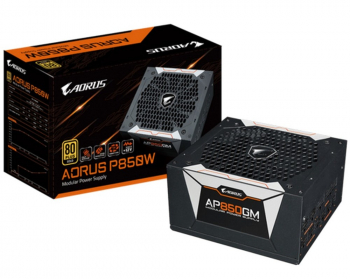 Power Supply ATX 850W GIGABYTE AORUS GP-AP850GM, 80+ Gold, Fully modular, 135mm Smart fan