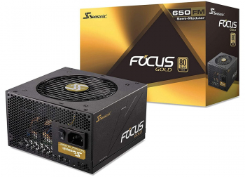  Power Supply ATX 650W Seasonic Focus GM-650 80+ Gold, 120mm fan, Semi-modular, S2FC 