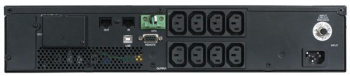 UPS PowerCom SRT-1000, Rack&Tower, 1000VA/900W,Smart Line Inter.,Pure Sinewave, LCD, AVR, USB, 8xIEC