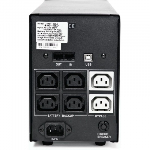 UPS PowerCom IMD-1200AP 1200VA/720W Line Interactive, AVR, LCD, RJ45/RJ11, USB, 3xSchuko Sockets