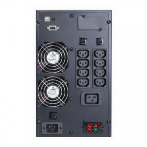 UPS PowerCom MAC-1500, Tower, 1500VA/1500W, Online, LCD, USB,SNMP SLOT, Ex.Batt. Connector, 2xSchuko